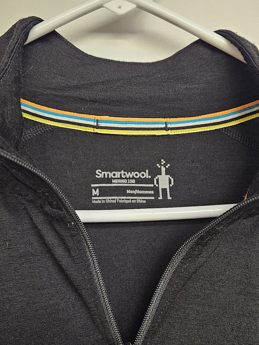 Smartwool Men's Classic Thermal Merino 1/4 Zip Base Layer Top Medium